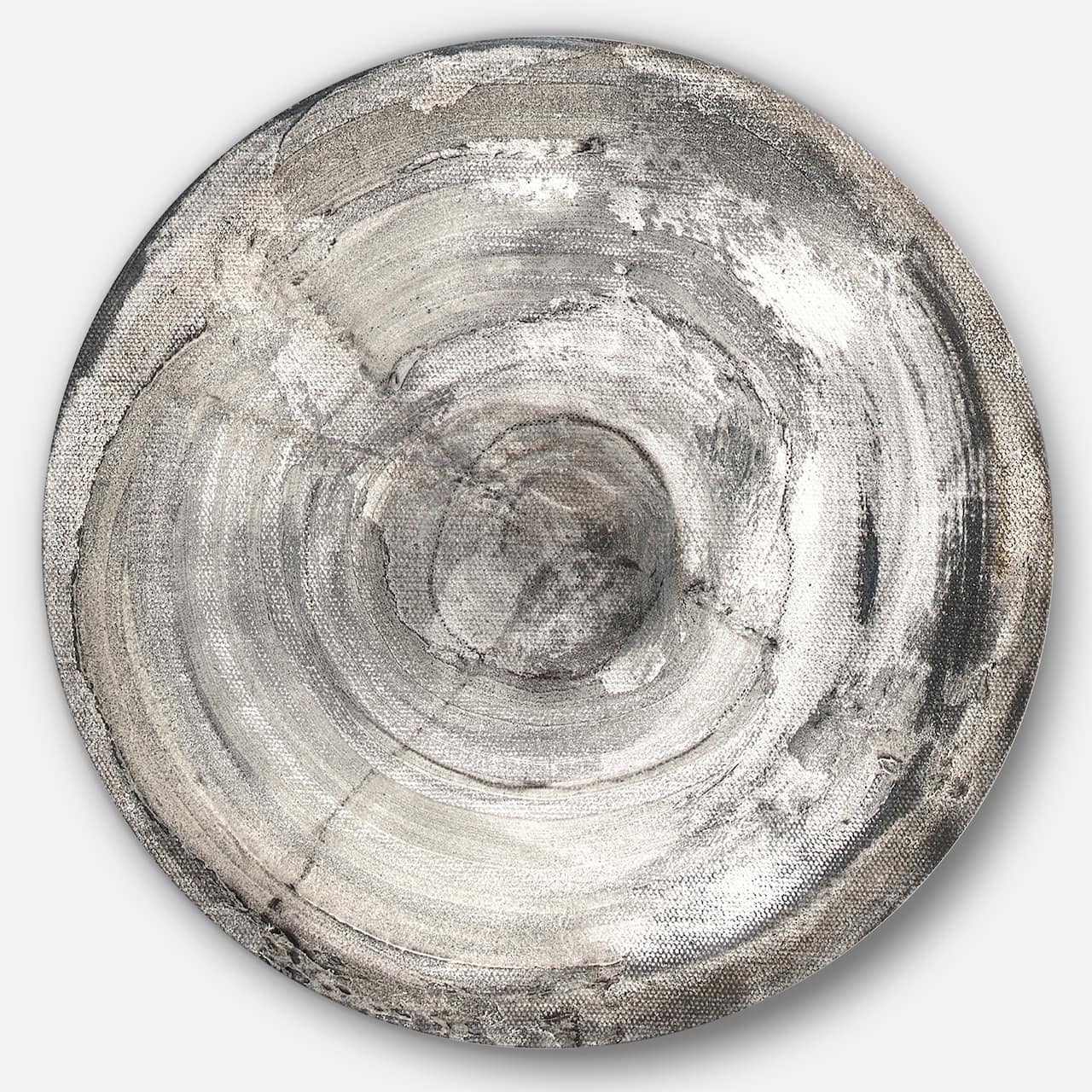 Designart - Circle natural elements III - Geometric Metal Circle Wall Art